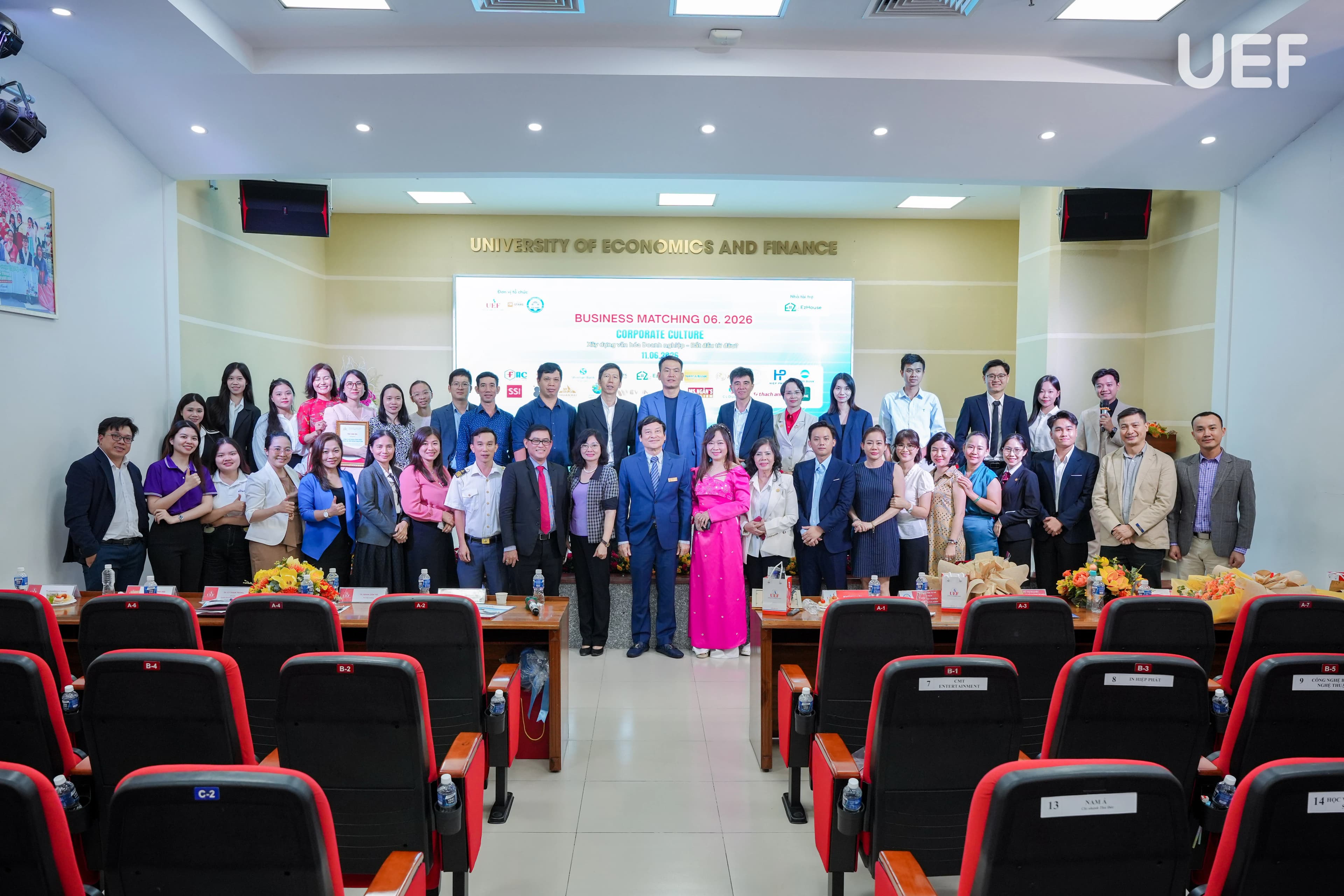 EzHouse tham gia sự kiện Business Matching - Corporate Culture tại UEF tháng 6/2026